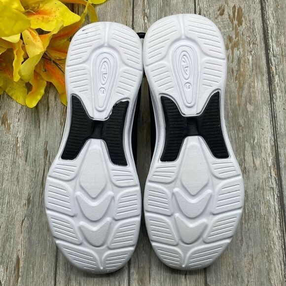 Women's Black Active Comfort Lace Up Sneakers Shoes Size 9.5 - Picture 5 of 10